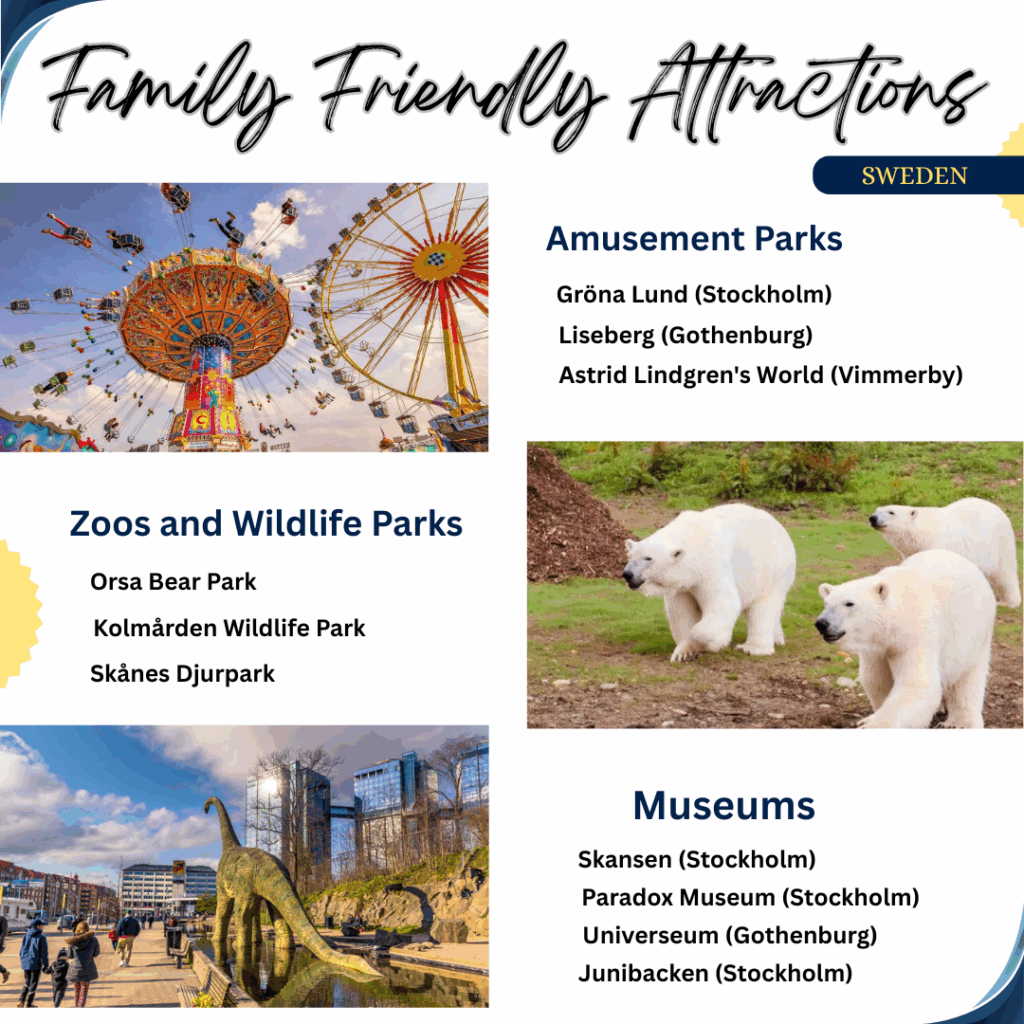 FAMILY FRIENDLY PLACES TO VISIT SWEDEN